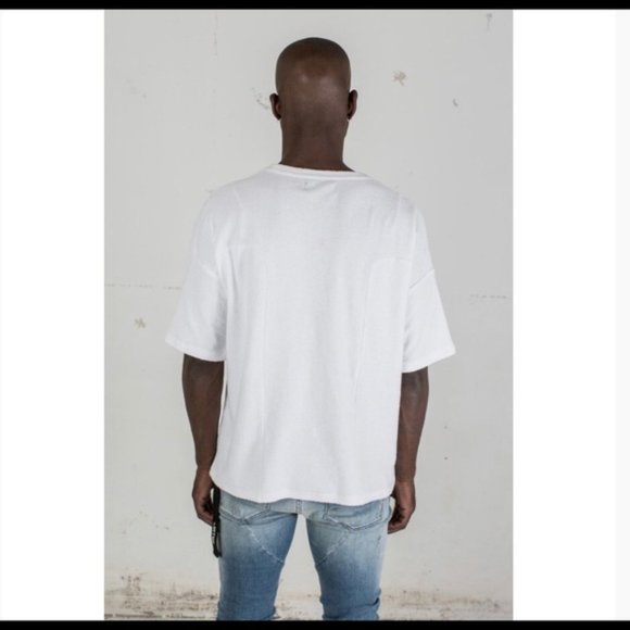 KOllAR White Beach Towel T Shirt SMALL - Picture 2 of 4